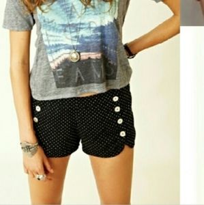 Donated to Maui Fire Victims / Indah clothing sailor short all black shorts xs